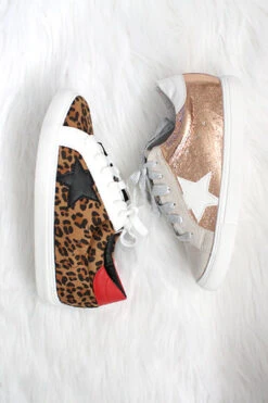 FLASH DEAL: Metallic Lace Up Low Top Star Sneakers-Silver (Size 11) 6 FLASH DEAL: Metallic Lace Up Low Top Star Sneakers-Silver (Size 11) -LumiWear Store dale allcolors1