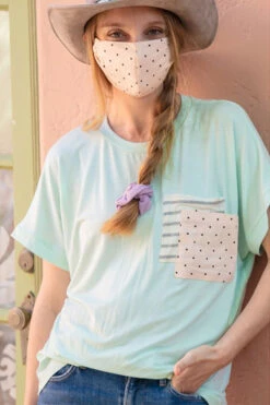 Cotton Washable Face Mask Reusable Cloth Face Covering With Slot For Filter-Cheetah Print -LumiWear Store facemask hm1139 model4 4