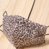 Cotton Washable Face Mask Reusable Cloth Face Covering With Slot For Filter-Cheetah Print