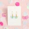 Granola + Barley Butterfly Earrings-Blue