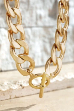 Chunky Chain Link Necklace-Gold 6 Chunky Chain Link Necklace-Gold -LumiWear Store gb jewelry es1b5n2841 gold3