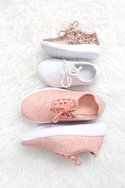 Lace Up Glitter Bomb Sneakers Shoes-Green - (LIMITED TIME SALE!) 3 Lace Up Glitter Bomb Sneakers Shoes-Green - (LIMITED TIME SALE!) - Image 3